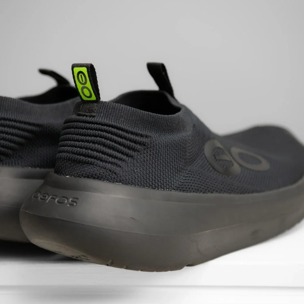 Oofos OOmy Zen Recovery Knit Shoes Mens 13 SlipOn Sneakers Athleisure Orthopedic